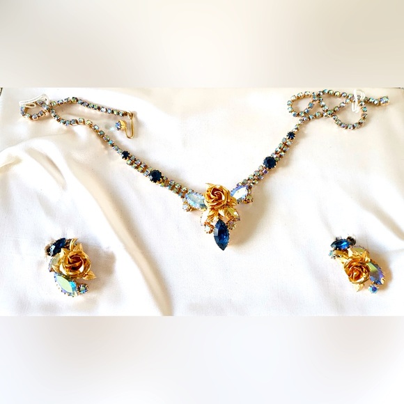 Juliana D&E Aurora Borealis Necklace Earrings